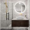 Grey Rustic Bathroom Tile hotel bathroom project Tiles Matte Ceramics Floor and Wall hotel bathroom project - Image 2