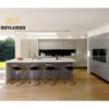 Soylusso kitchen prefab knock down contemporary style exclusive design uv lacquer modular modern kitchen furniture - Image 2