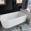 Bathroom White Freestanding Bath Tub Modern Acrylic Bathtub