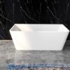 Bathroom White Freestanding Bath Tub Modern Acrylic Bathtub - Image 6