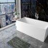 Bathroom White Freestanding Bath Tub Modern Acrylic Bathtub - Image 2