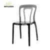 Black transparent wedding party chair hotel furniture clear plastic chair for hotel wedding activity - Image 3