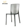 Home furniture bedroom transparent chair single seat resin plastic chair for bedroom home