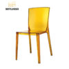 Home furniture bedroom transparent chair single seat resin plastic chair for bedroom home - Image 3