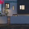 LUSSOSTELLA Aluminum Grey Frame Thermal Break Aluminum Window Double Hung Window