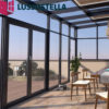 LUSSOSTELLA American Style Aluminum Alloy Aluminum Casement Window Sliding Door T With Net - Image 3
