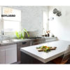 SOYLUSSO Custom Intelligent Combined Wooden Melamine Kitchen Cabinet Ideas 2021 With Island - Image 3