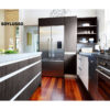 SOYLUSSO Custom Intelligent Combined Wooden Melamine Kitchen Cabinet Ideas 2021 With Island - Image 4