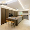 SOYLUSSO Factory Outlet New Model Luxury Italian Design Import Modular Pvc Wood Corner Cabinet Kitchen - Image 2