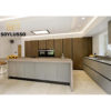 SOYLUSSO Factory Outlet New Model Luxury Italian Design Import Modular Pvc Wood Corner Cabinet Kitchen - Image 6