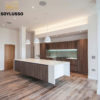 SOYLUSSO High End Customized Furniture Melamine Wood Grain Island Style Luxury Spain Cabinet Paint