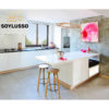 SOYLUSSO Italian Modular Custom Gallery Kitchen Cabinets Designs Kitchen Island