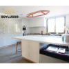 SOYLUSSO Italian Modular Custom Gallery Kitchen Cabinets Designs Kitchen Island - Image 3