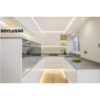 SOYLUSSO New Zealand Style Bespoke Mdf Termite Proof White Lacquer Modular Kitchen Cabinet Doors - Image 2