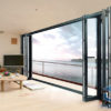 Aluminum double glass folding door European style with certification best price - Image 5