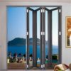heavy series style popular style aluminum glass powder coated folding door - Image 6