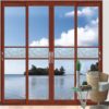 heavy series style popular style aluminum glass powder coated folding door - Image 5