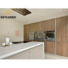 Italian modern design ready made waterproof bespoke module kitchen island cabinets luxury wooden cupboard kitchen - Image 6