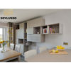 Soylusso kitchen outlet residential design prefab particle board grey simple kitchen cabinets modern - Image 2