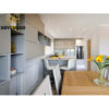 Soylusso kitchen outlet residential design prefab particle board grey simple kitchen cabinets modern - Image 5