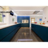 Italian high end knock down custom particle board waterproof rta readymade navy kitchen cabinets - Image 6